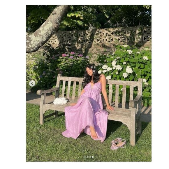 Line & Dot Lylac Maxi Dress in Lilac X-Small New Womens Long Gown - Picture 12 of 13